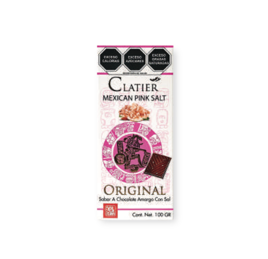 Clatier Chocolate Amargo con Sal de Yucatán 100 g – Barra Gourmet