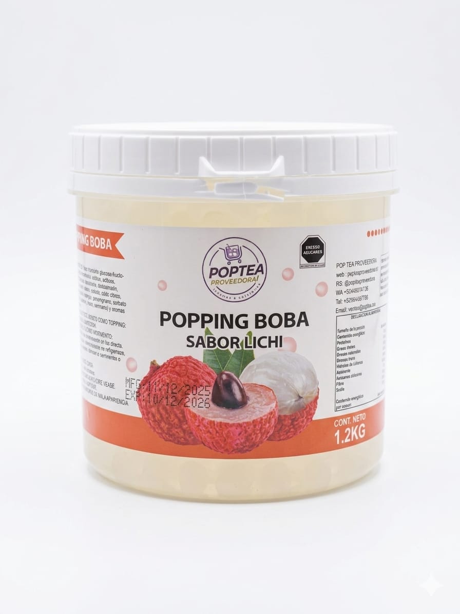 Lychee Karat 1.2 kg – Insumo para Bubble Tea