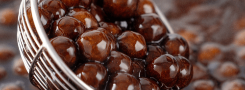Tapioca Perla Negra para bubble tea