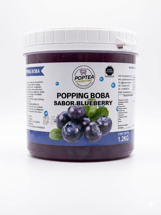 Perlas explosivas de blueberry POP Tea 1.2 kg – Perla Negra