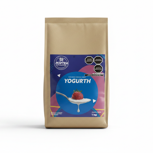 Bolsa de 1 kg de polvo sabor yogurth POP Tea