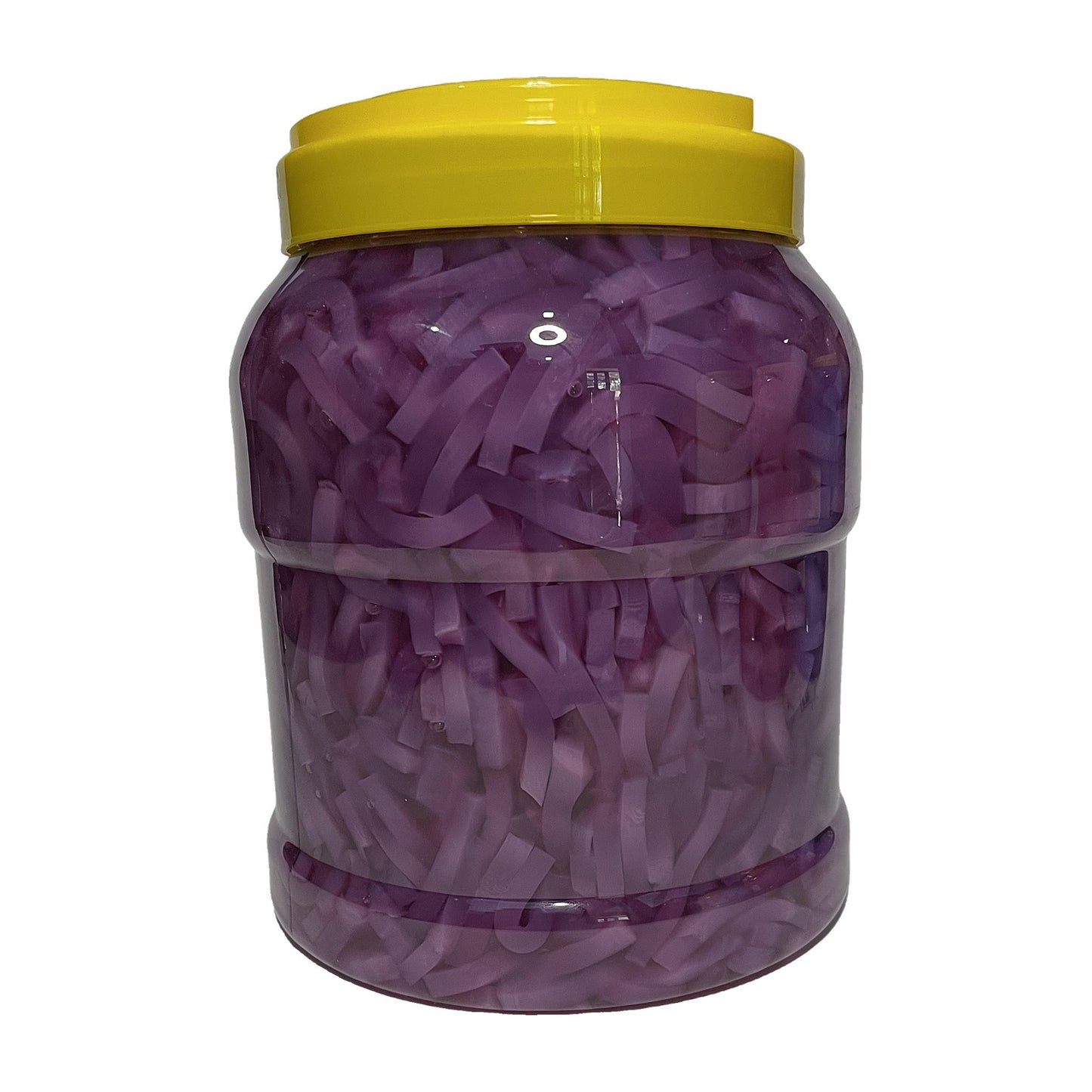 Vista trasera del bote de Coconut Jelly sabor taro