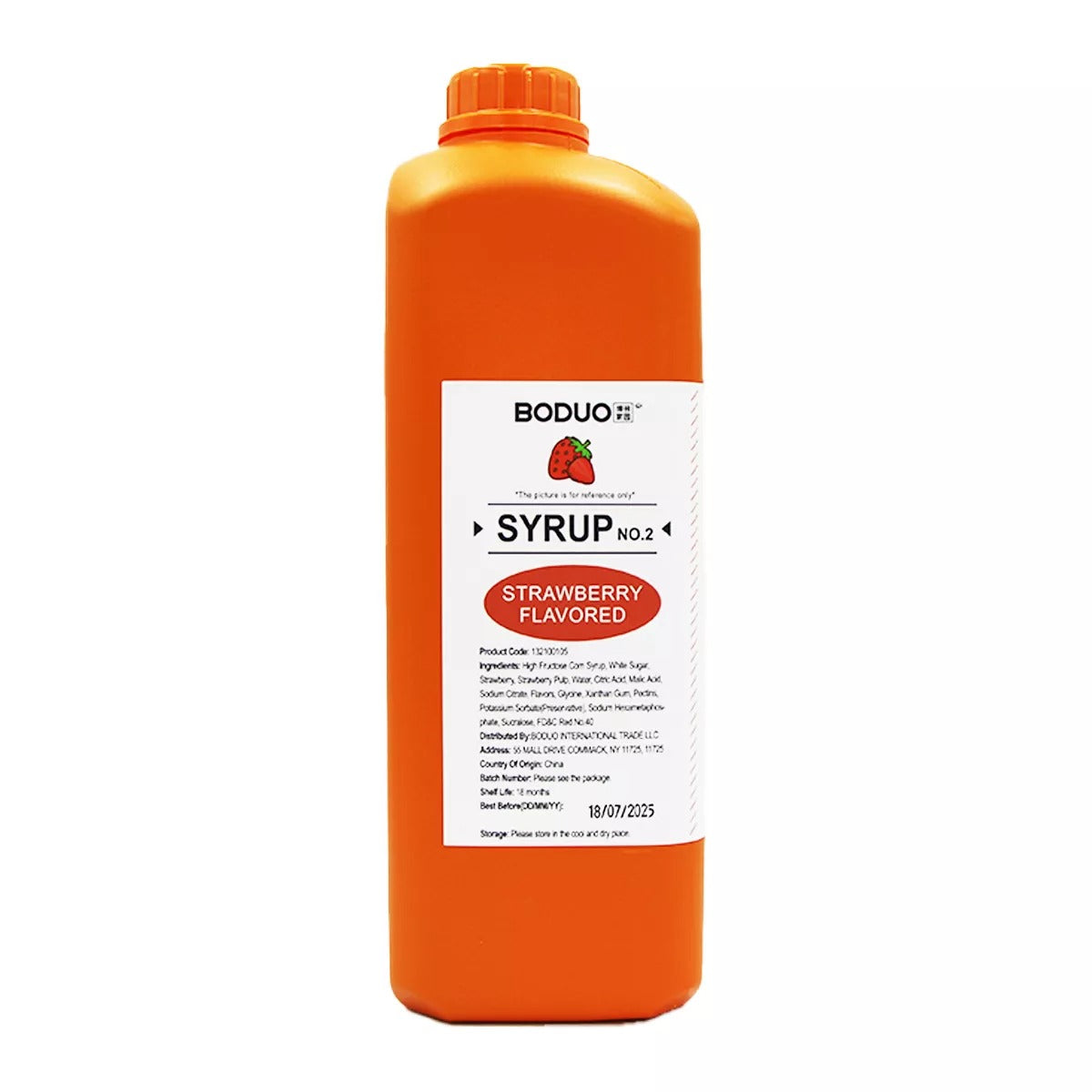 JARABE CONCENTRADO FRESA 2.5kG /BODUO