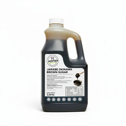 Envase de jarabe brown sugar POP Tea 2.5 kg para bubble tea