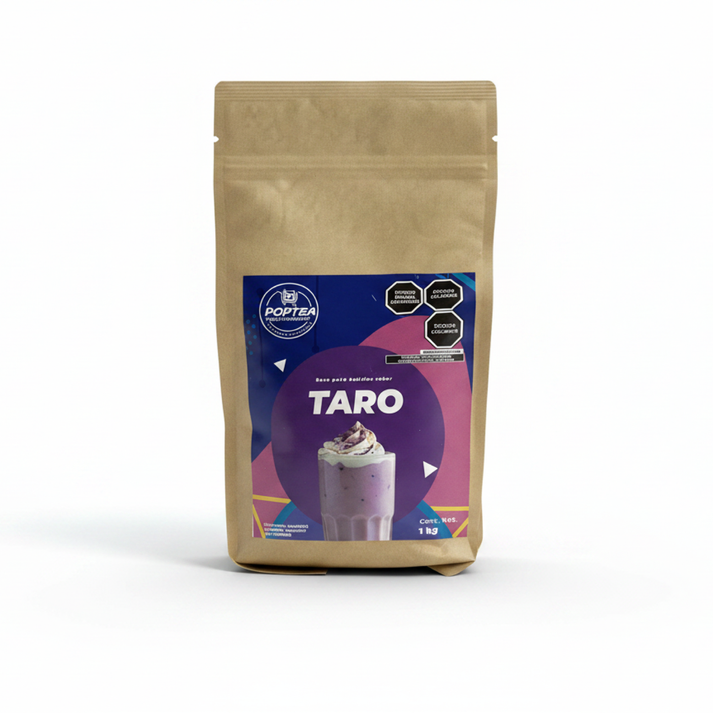 Bolsa de 1 kg de polvo sabor taro POP Tea