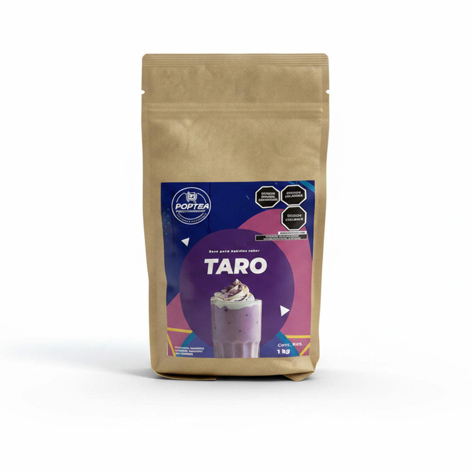 Bolsa de 1 kg de polvo sabor taro POP Tea
