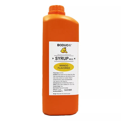 Envase de jarabe concentrado de mango BODUO 2.5 kg