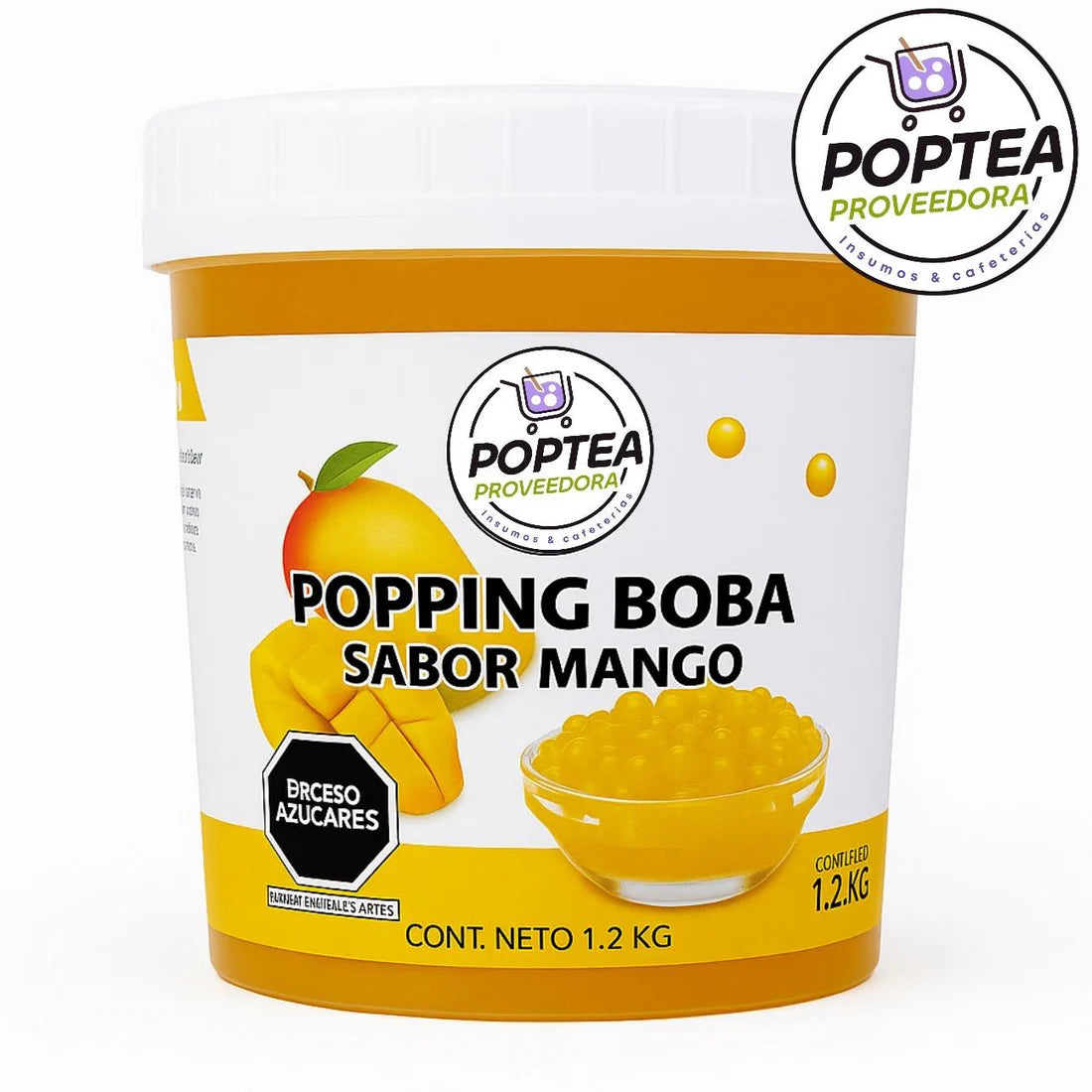 Bolsa de perlas explosivas de maracuyá POP Tea 1.2 kg popping boba