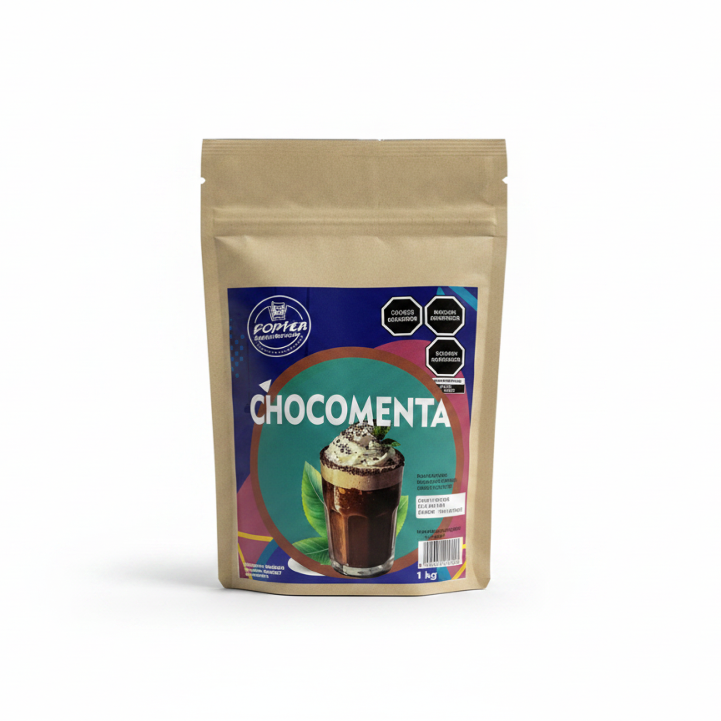 Bolsa de 1 kg de polvo sabor chocomenta POP Tea