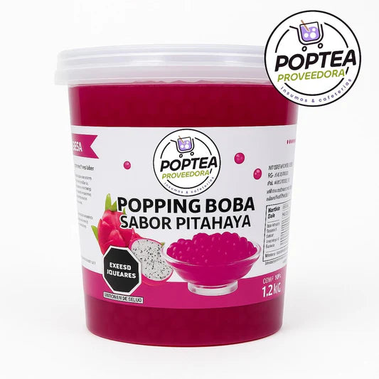 PERLAS EXPLOSIVAS DE PITAHAYA 1.2kg POP TEA
