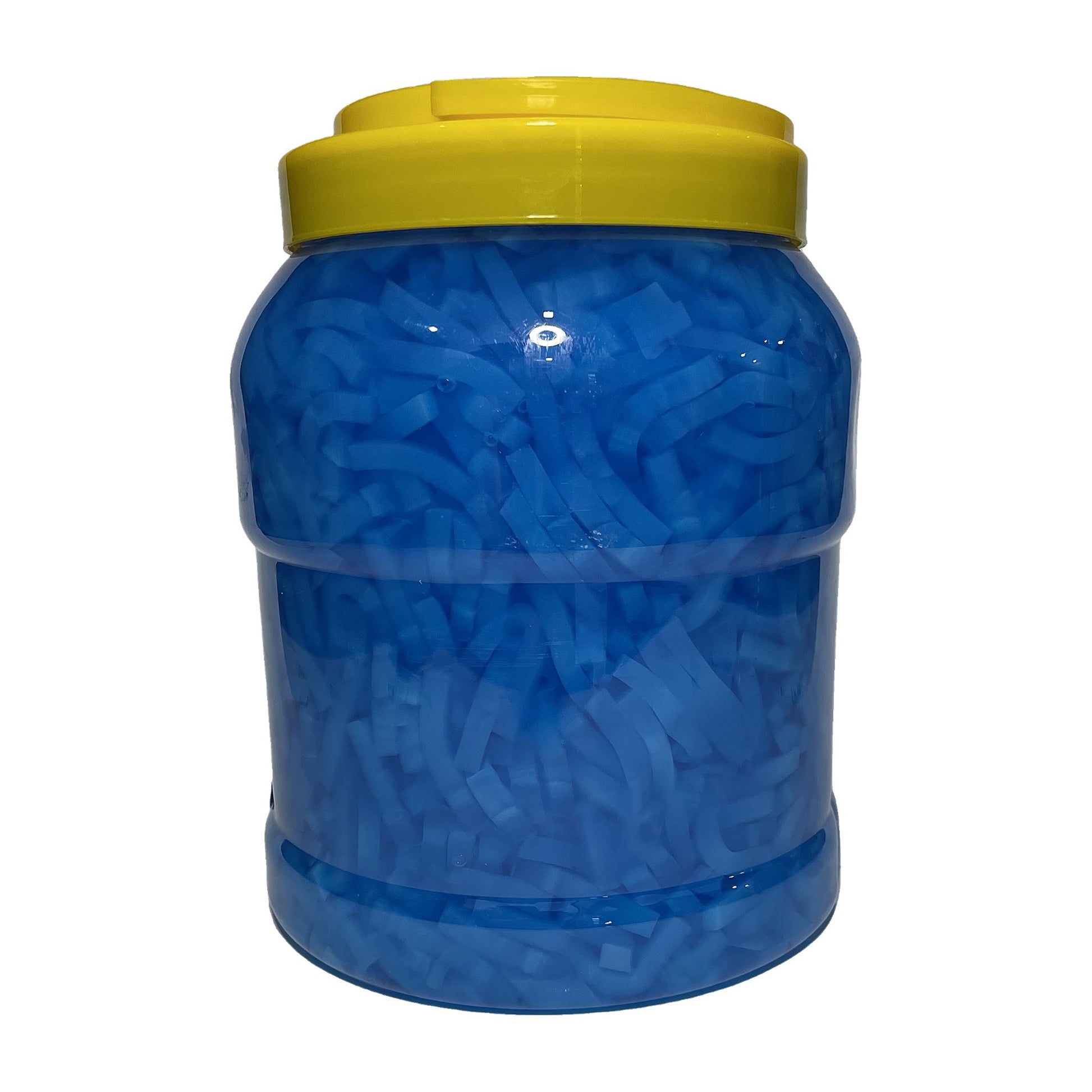 Vista trasera del bote de Coconut Jelly sabor blueberry