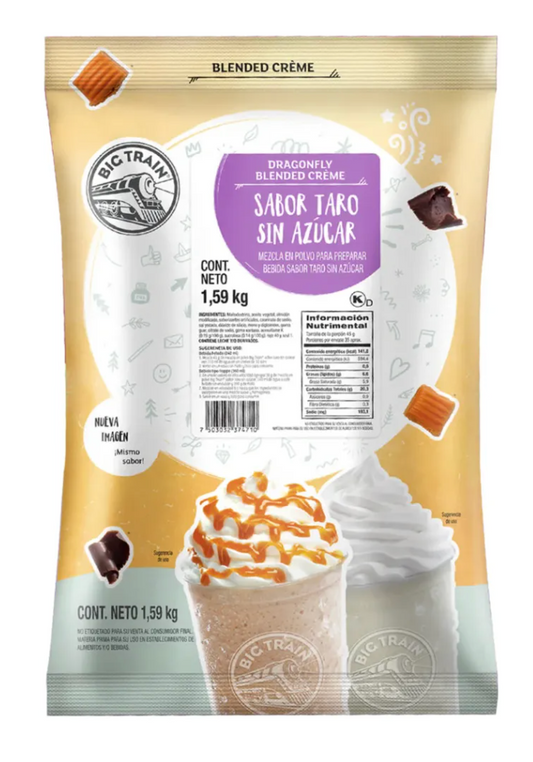 Dragonfly Mezcla en Polvo Taro Sugar Free 1.59 kg – Base Sin Azúcar para Bubble Tea | Cafeterías en México