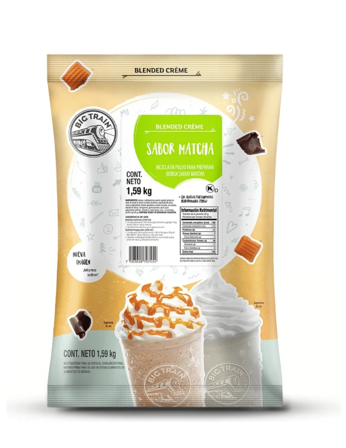 Dragonfly Mezcla en Polvo Matcha 1.59 kg – Base Tropical para Bubble Tea y Frappés | Cafeterías en México