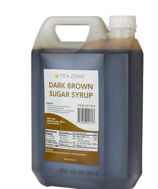 Tea Zone Jarabe Brown Sugar 5 kg – Syrup para Bubble Tea y Milk Tea | Cafeterías en México