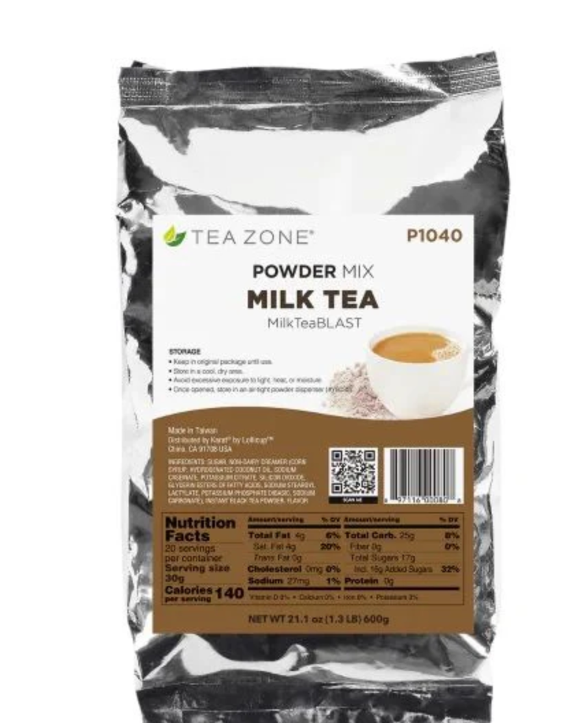 Tea Zone Milk Tea Powder 600 g – Base en Polvo para Bubble Tea | Cafeterías en México