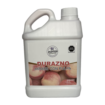 Jarabe de Durazno con Pulpa Pop Tea 2L — foto 2