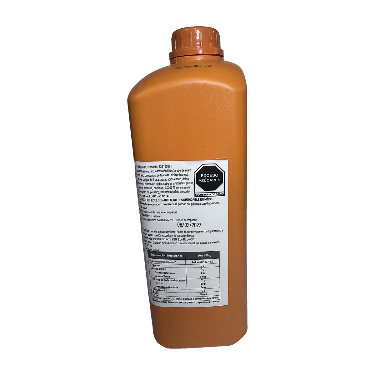 Jarabe de Fresa Clásico Boduo 2L — foto 2