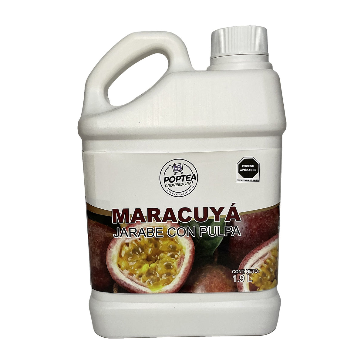 Jarabe de Maracuyá con Pulpa Pop Tea 1.9L — foto 1