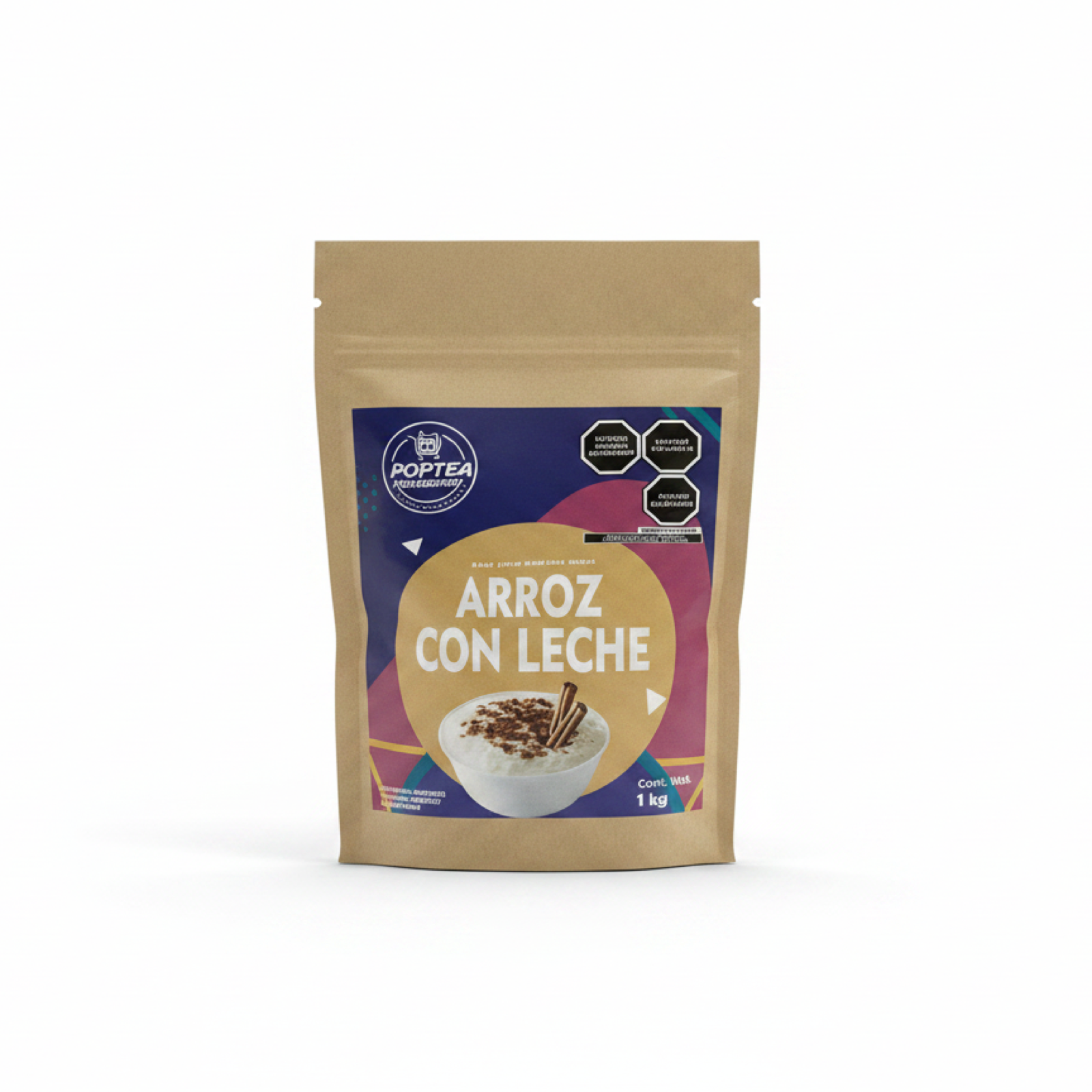 Bolsa de 1 kg de polvo sabor arroz con leche POP Tea
