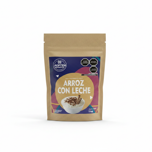 Bolsa de 1 kg de polvo sabor arroz con leche POP Tea