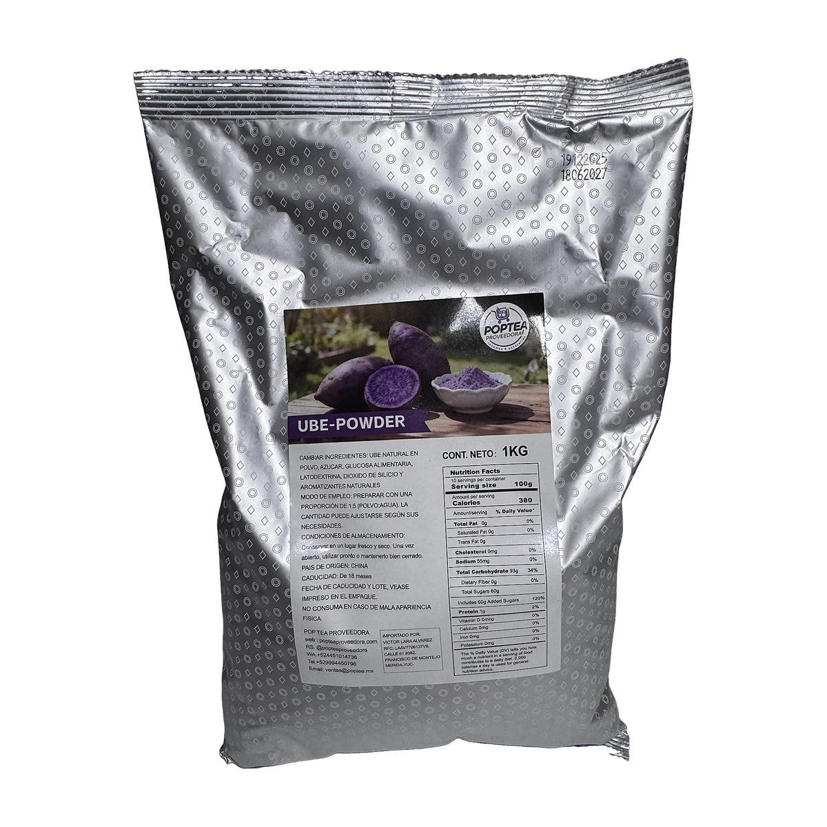 Polvo de Ube Pop Tea 1kg — foto