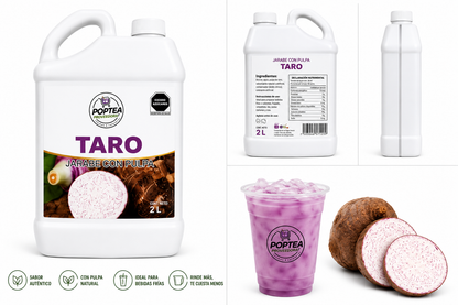 Jarabe de Taro Pop Tea-Bubble Tea