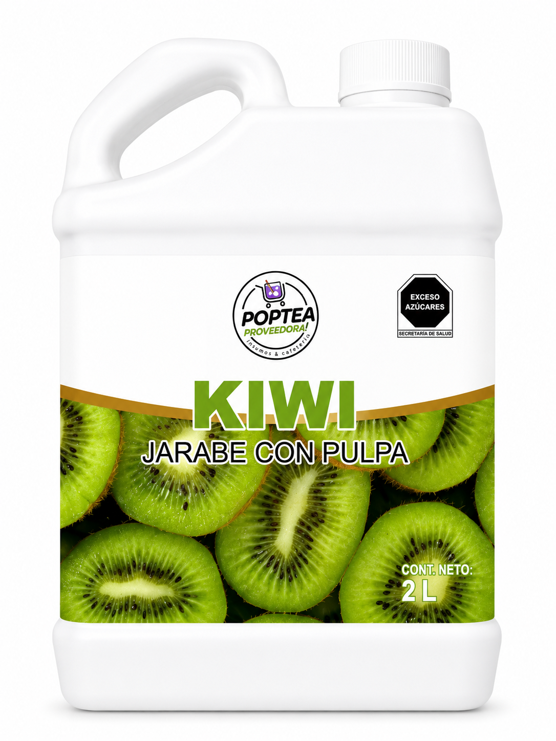 Jarabe de Kiwi con Pulpa Pop Tea – Concentrado