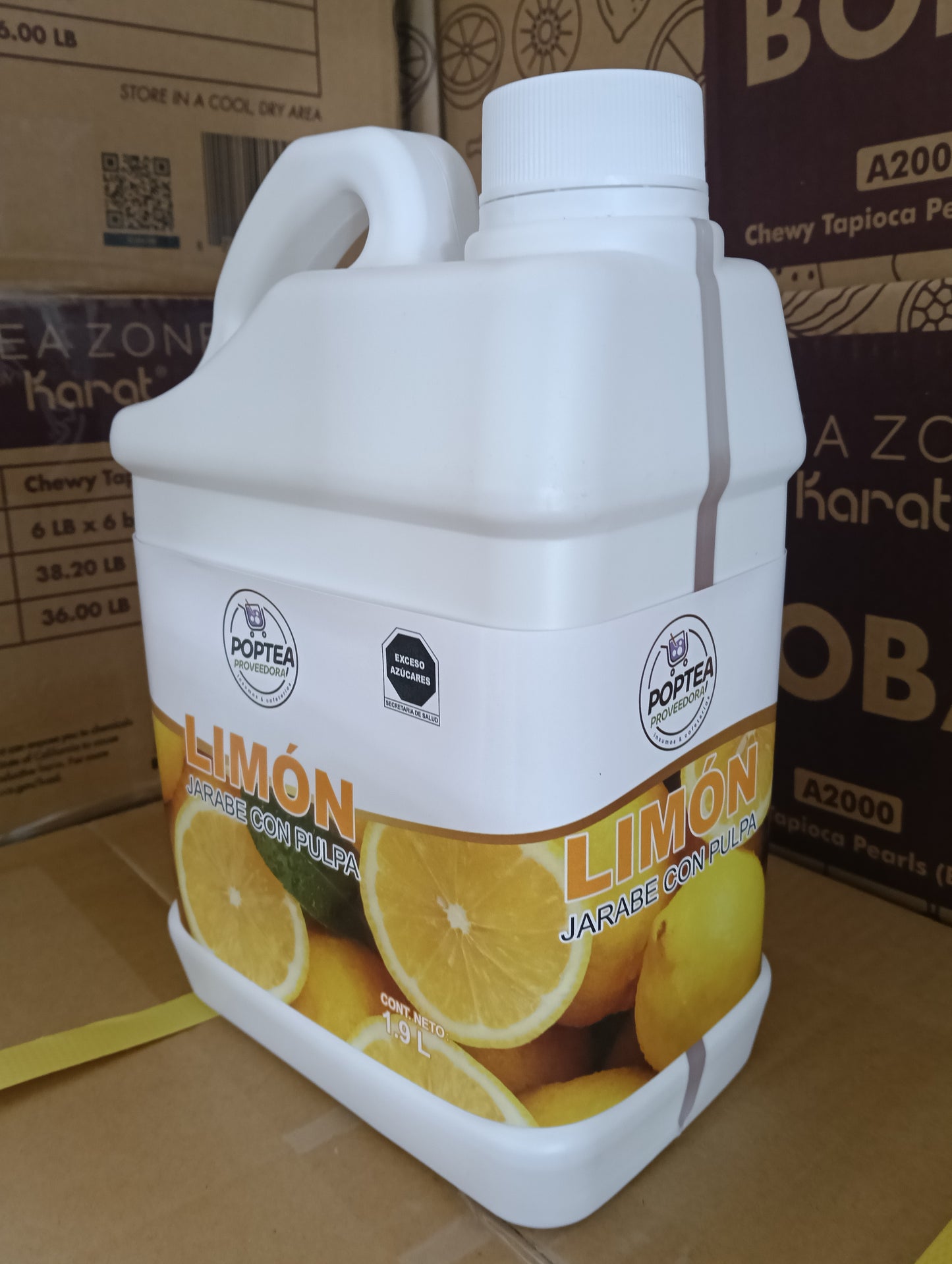 JARABE DE LIMON Aromatizado 2.5 KG Marca POP
