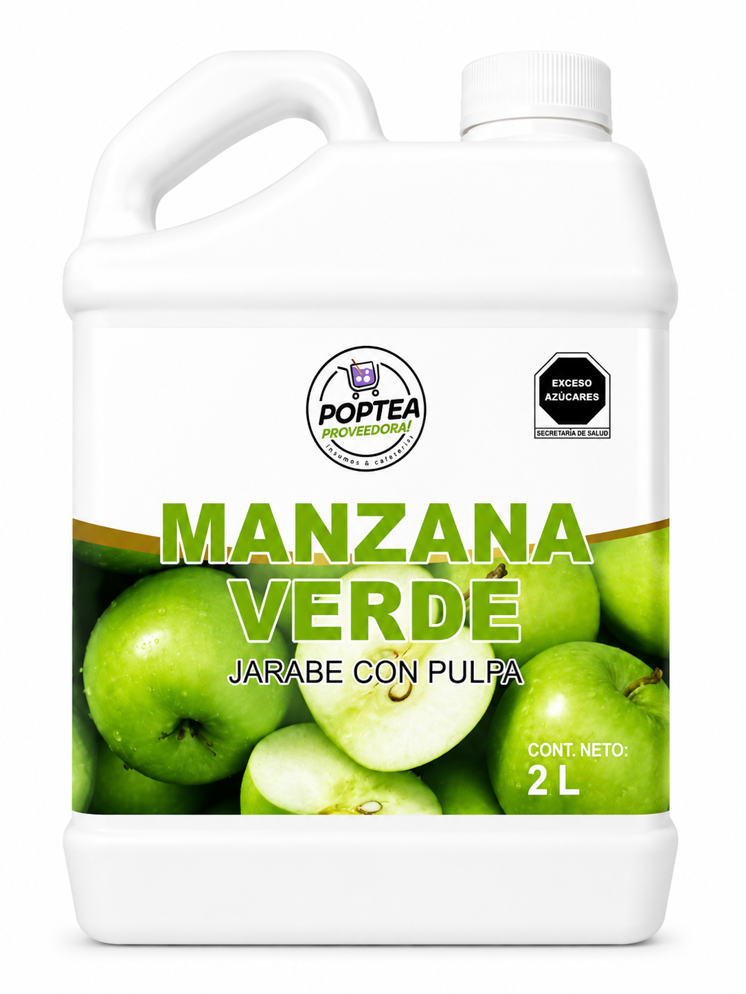 Jarabe de Manzana Verde Pop Tea