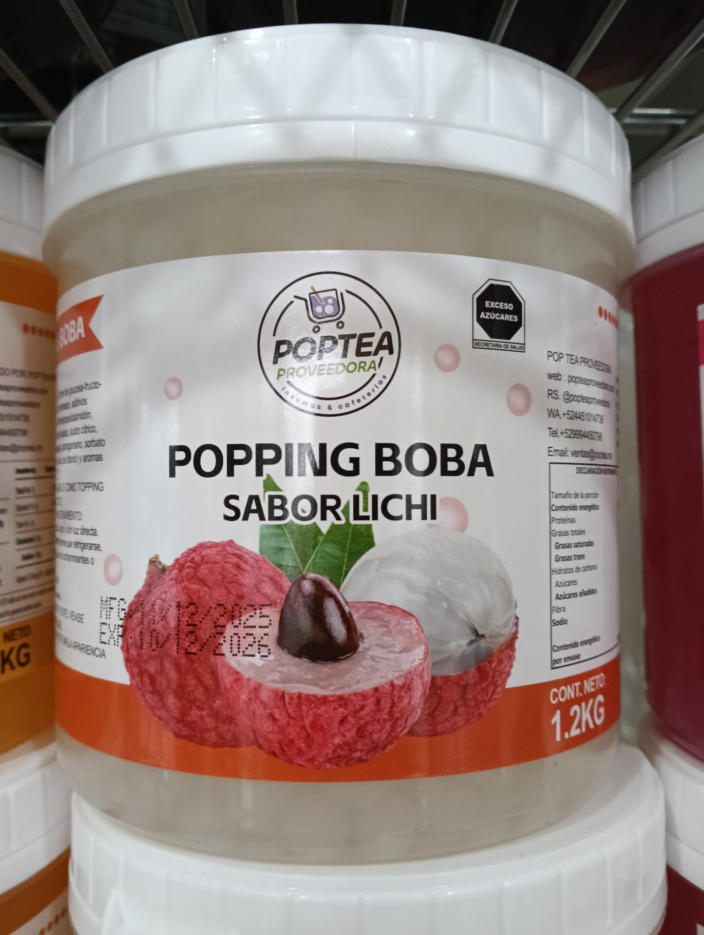 Perlas Explosivas de Lychee POP Tea 1.2 kg – Popping Boba