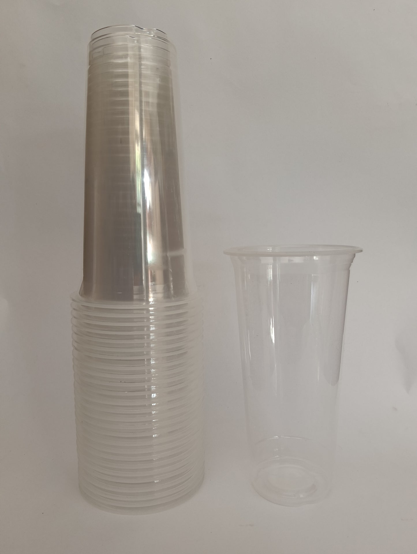 Vaso Venti 600ml alto, 90mm PP,caja 1000pz -Ideal frappé