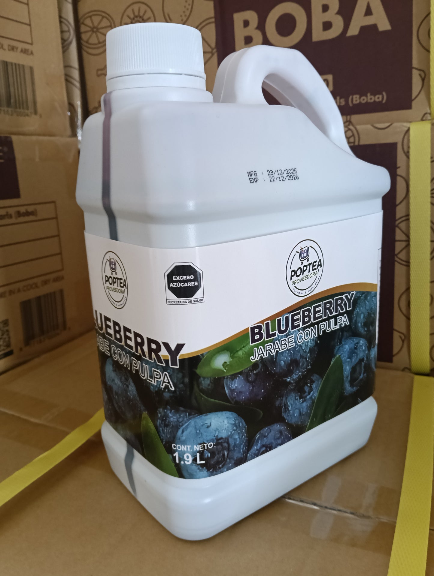JARABE DE BLUEBERRY 2.5KG Marca POP TEA