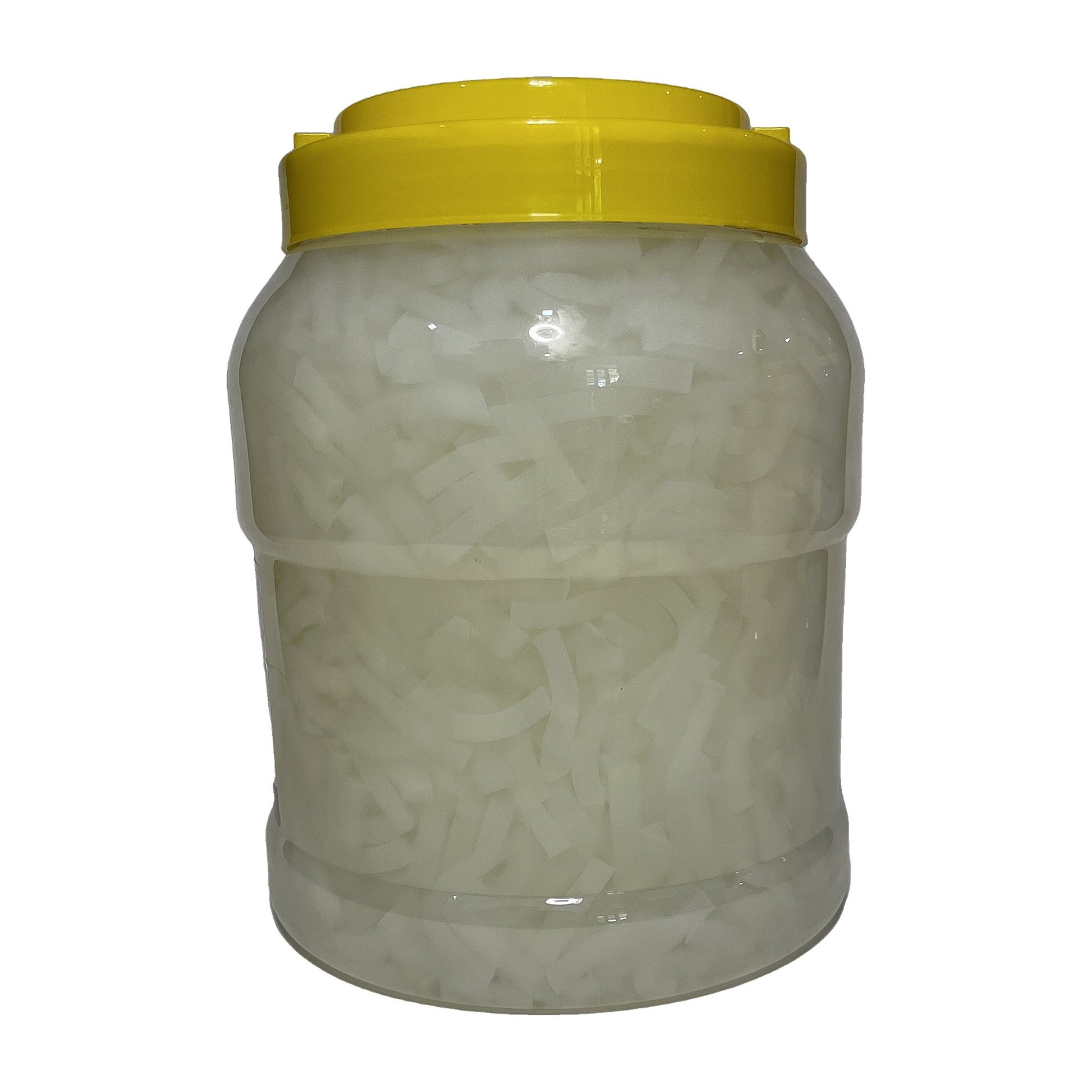 Vista trasera del bote de Coconut Jelly sabor coco